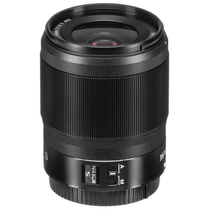 Nikon NIKKOR Z Series 35mm f/1.8 AF S FX Full Frame Wide Angle Prime Lens for Z-Mount Mirrorless Camera
