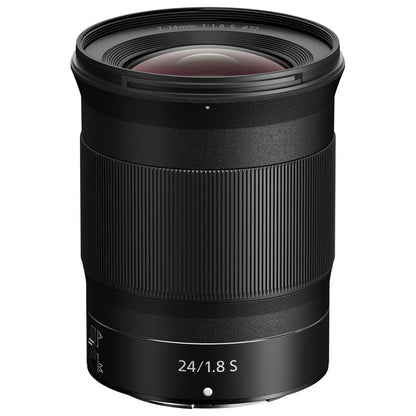 Nikon NIKKOR Z Series 24mm f/1.8 AF S FX Full Frame Wide Angle Prime Lens for Z-Mount Mirrorless Camera
