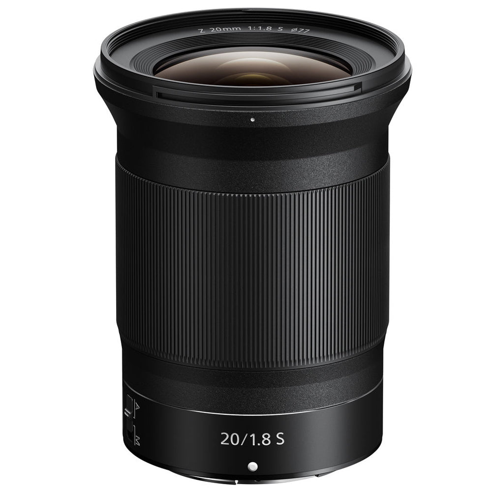 Nikon NIKKOR Z Series 20mm f/1.8 S AF FX Full Frame Wide Angle Prime Lens for Z-Mount Mirrorless Camera