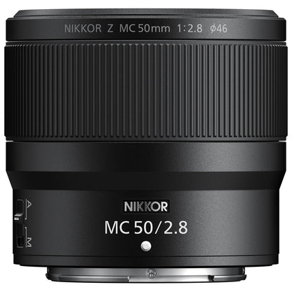 Nikon NIKKOR Z Series 50mm f/2.8 AF MC FX Full Frame Macro Prime Lens for Z-Mount Mirrorless Camera