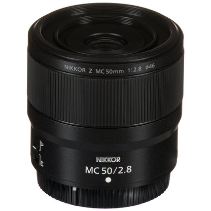 Nikon NIKKOR Z Series 50mm f/2.8 AF MC FX Full Frame Macro Prime Lens for Z-Mount Mirrorless Camera