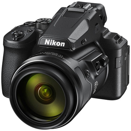 Nikon COOLPIX P950 Compact Digital Camera with Integrated NIKKOR 83x Optical Zoom 24-2000mm  f/2.8-6.5 Lens with Vari-Angle LCD Monitor, 4K 30fps UHD Video Recording, 16MP 3" BSI CMOS Sensor, EXPEED Image Processor. Wi-Fi and Bluetooth