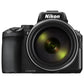 Nikon COOLPIX P950 Compact Digital Camera with Integrated NIKKOR 83x Optical Zoom 24-2000mm  f/2.8-6.5 Lens with Vari-Angle LCD Monitor, 4K 30fps UHD Video Recording, 16MP 3" BSI CMOS Sensor, EXPEED Image Processor. Wi-Fi and Bluetooth