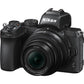 Nikon Z Series Z50 Mirrorless Camera with 20.9 Megapixel DX APS-C Format Sensor, 4K 30fps Video Recording, and Automatic Eye Detection Focus - Body Only
