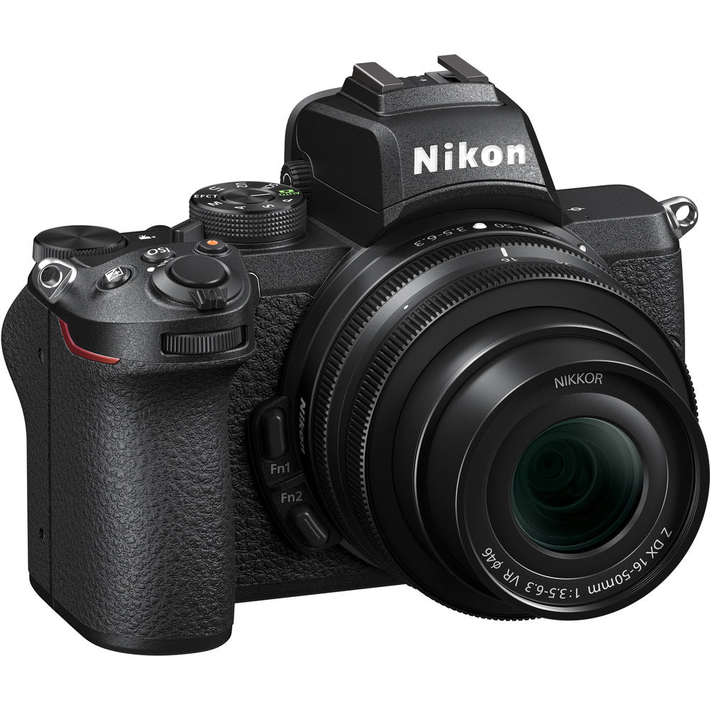 Nikon Z Series Z50 Mirrorless Camera with 20.9 Megapixel DX APS-C Format Sensor, 4K 30fps Video Recording, and Automatic Eye Detection Focus - Body Only
