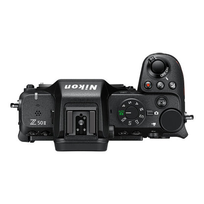Nikon Z50 II Mirrorless Camera with 16-50mm Lens DX Format APS-C CMOS Sensor, EXPEED 7 Image Processor, 4K UHD / Full HD 120fps Video, 3.2" Tilting Touchscreen LCD, SD Card Slot and WIFI Bluetooth for Photography