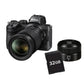 Nikon Z Series Z5 Mirrorless Camera with 24.3 Megapixel FX Full Frame Format Sensor, 4K 30fps Video Recording, and Phase and Contrast Detection Hybrid Automatic Focus - Kits Available