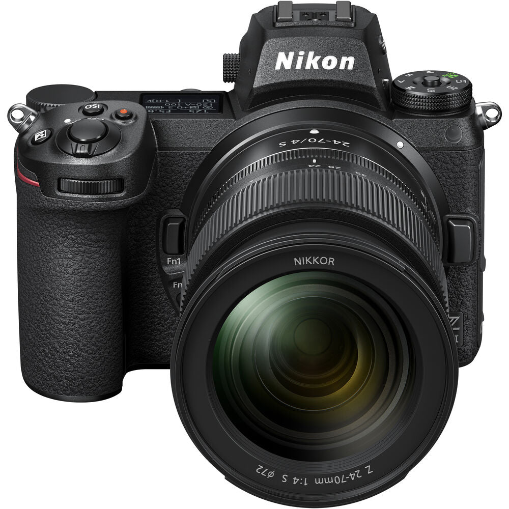 Nikon Z6 II Mirrorless Camera with NIKKOR Z 24-70mm f/4 S Lens Kit BSI CMOS Sensor FX-Format Full Frame Z-Mount Dual EXPEED 6, 4K 30fps Video, 3.2" Tilting Touchscreen LCD, Dual CF Express / Micro SD Memory Card Slots for Content Creation