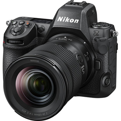 Nikon Z Series Z8 Lightweight Mirrorless Camera with 45.7 Megapixel FX Full Frame Format Stacked Sensor, 8K 60fps Video Recording, and AI Based Subject Detection Automatic Focus - Body Only