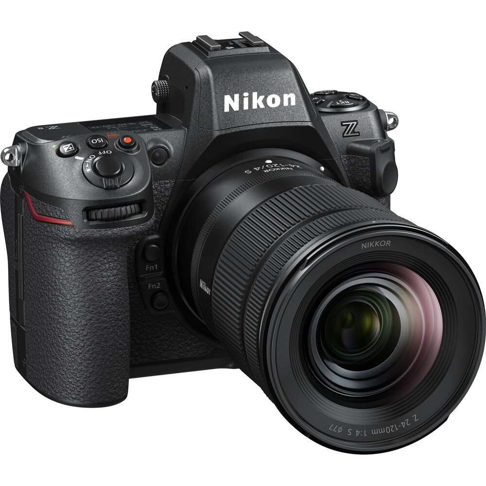 Nikon Z Series Z8 Lightweight Mirrorless Camera with 45.7 Megapixel FX Full Frame Format Stacked Sensor, 8K 60fps Video Recording, and AI Based Subject Detection Automatic Focus - Body Only