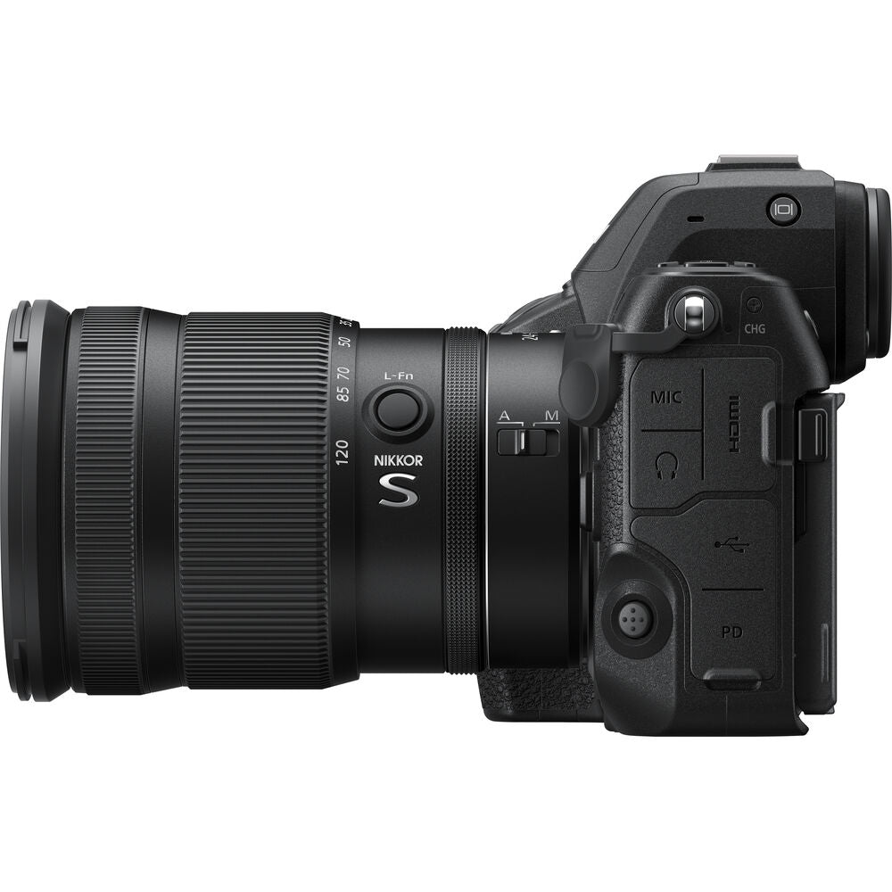 Nikon Z Series Z8 Lightweight Mirrorless Camera with 45.7 Megapixel FX Full Frame Format Stacked Sensor, 8K 60fps Video Recording, and AI Based Subject Detection Automatic Focus - Body Only