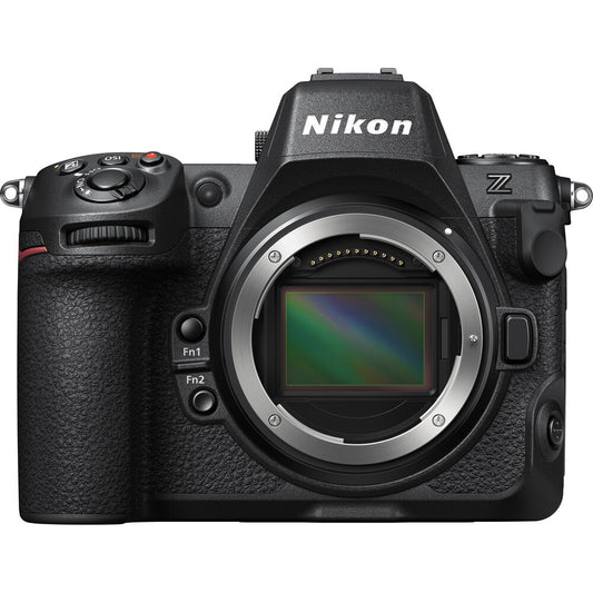 Nikon Z Series Z8 Lightweight Mirrorless Camera with 45.7 Megapixel FX Full Frame Format Stacked Sensor, 8K 60fps Video Recording, and AI Based Subject Detection Automatic Focus - Body Only