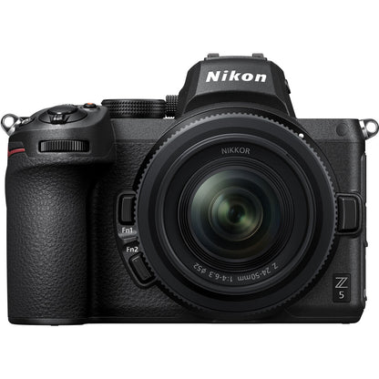Nikon Z Series Z5 Mirrorless Camera with 24.3 Megapixel FX Full Frame Format Sensor, 4K 30fps Video Recording, and Phase and Contrast Detection Hybrid Automatic Focus - Body Only