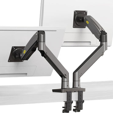[CLEARANCE] North Bayou NB G75 22-32 inch Full Swivel Gas Strut Arm Monitor Desk Stand with Desktop Pedestal Mount, Universal LCD, LED Flat Screen Smart TV, PC Monitor Mounting Bracket