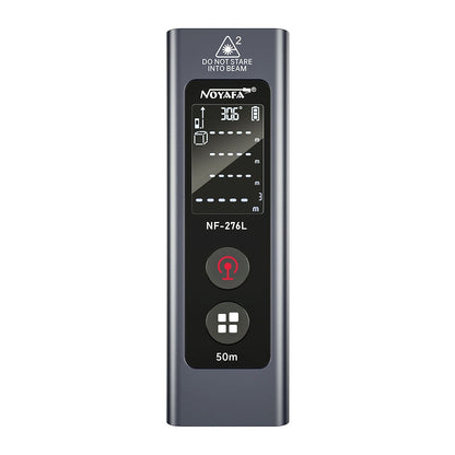 Noyafa NF-276L Mini Laser Rangefinder Distance Meter with 50M Max Measurement Range, Multiple Measure Modes, Up to 50 Data Storage Set Units, VA Backlit Screen Display and USB C Charging Port for Home Improvement and Industrial Tools