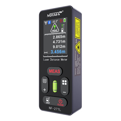 Noyafa NF-277L Laser Rangefinder Distance Meter with 100M Max Range, Multiple Measure Modes, 100 Data Storage Set Units, 2-inch HD Color Screen, Bluetooth Function, USB-C Charging Port for Home Improvement & Industrial Tools