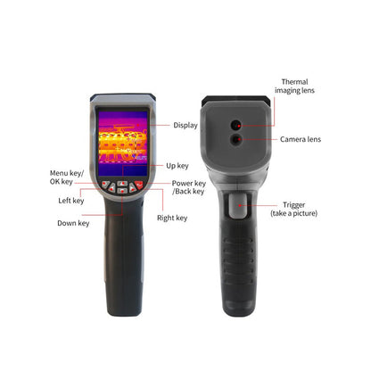 Noyafa NF-521 Infrared Thermal Imaging Camera Thermometer with -10C to 400C Temperature Range, 32x32 Pixels Resolution, Adjustable Emissivity, Micro USB Port for Electrical, Mechanical, Building, HVAC Inspection