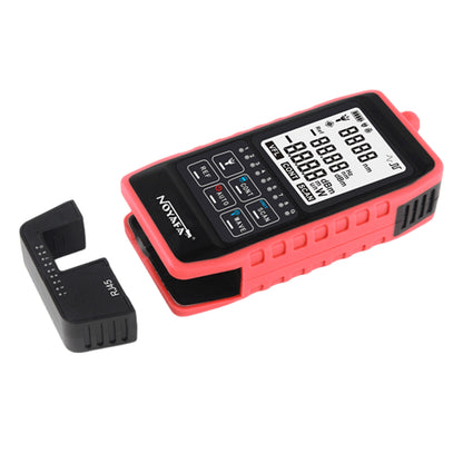Noyafa NF-908 Mini Optical Cable Power Meter Tester with LED Indicators, VFL Red Light, Remote Adapter and Digital Signal Scanning Function for Cable and Network Testing