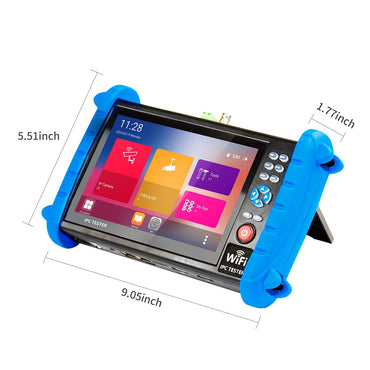 Noyafa 7-inch IPC Tester with IPS HD LCD Touchscreen, Supports 4K IP Camera, Multiple Video Format, PTZ Functions, HDMI Inputs/Ports, Wi-Fi and Network Controls for Home and Security CCTV Camera Monitoring | NF-IPC722ATCHS