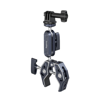 SmallRig Crab-Shaped Clamp with Ballhead Magic Arm with 3.5Kg Load Capacity, Anti-Twist Design and 360 Degree Adjustable Knob for Cameras, Monitors & LED Lights 3757B