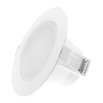 OMNI LED 4" Recessed Circular Downlight 10W 220V with 120 Degree Beam Angle, 20,000 Hours of Operations, Molded Lamp Casing for Interior Lighting (Warm White)