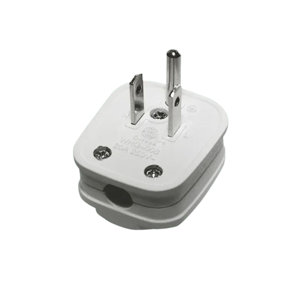 OMNI WHG-008 Heavy Duty Ground Plug 20A 250V Outlet Adapter for Home Appliances & Electronics