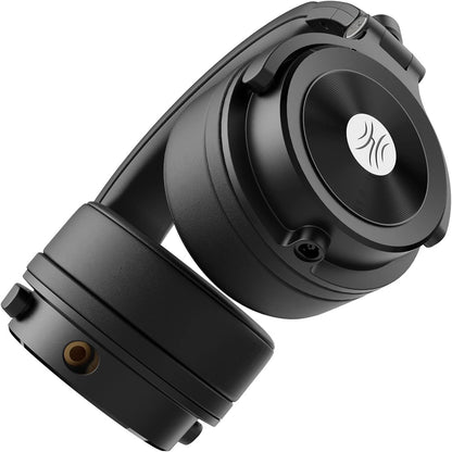 OneOdio Monitor 40 Over-Ear Wired Professional Studio Headphones Hi-Res Headset with 3.5 mm & 6.35 mm Plug (Black) for DJ Monitoring, Laptop, Tablet, Keyboard, Mixer, Guitar