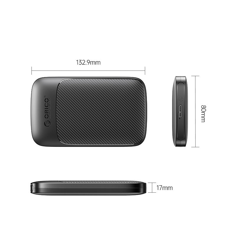 [CLEARANCE] ORICO 2.5 inch SATA to USB 3.0 Micro-B HDD Enclosure Tool-Free with 5Gbps Fast Data Transfer Rate, 0.5m Micro-B to USB-A Data Cable, 6TB Max. Disk Capacity for PC, Laptop, Windows, Mac, Linux, Router, TV, PS4 Hard Drive Enclosure | 2020U3
