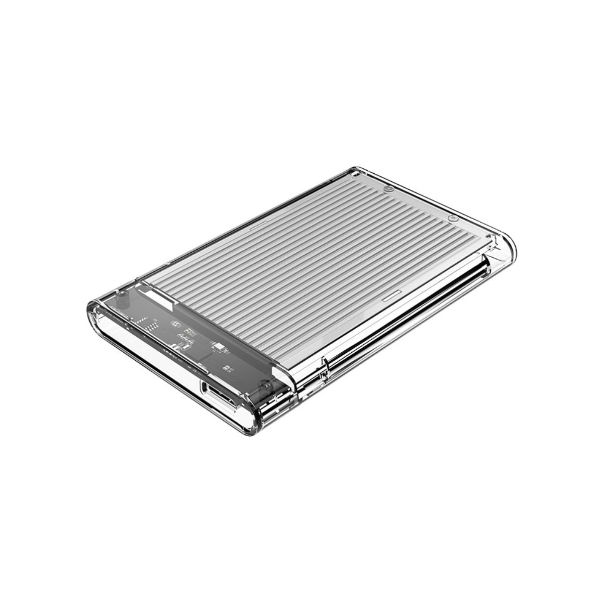 [CLEARANCE] ORICO 2.5 inch SATA 3.0 HDD to USB 3.0 Micro B Transparent External Hard Disk Drive Enclosure Case with Aluminum Alloy Internal Plate & Up to 4TB Memory Storage Capacity for Windows Mac OS Linux PC Laptop Computer | 2179U3 - Blue