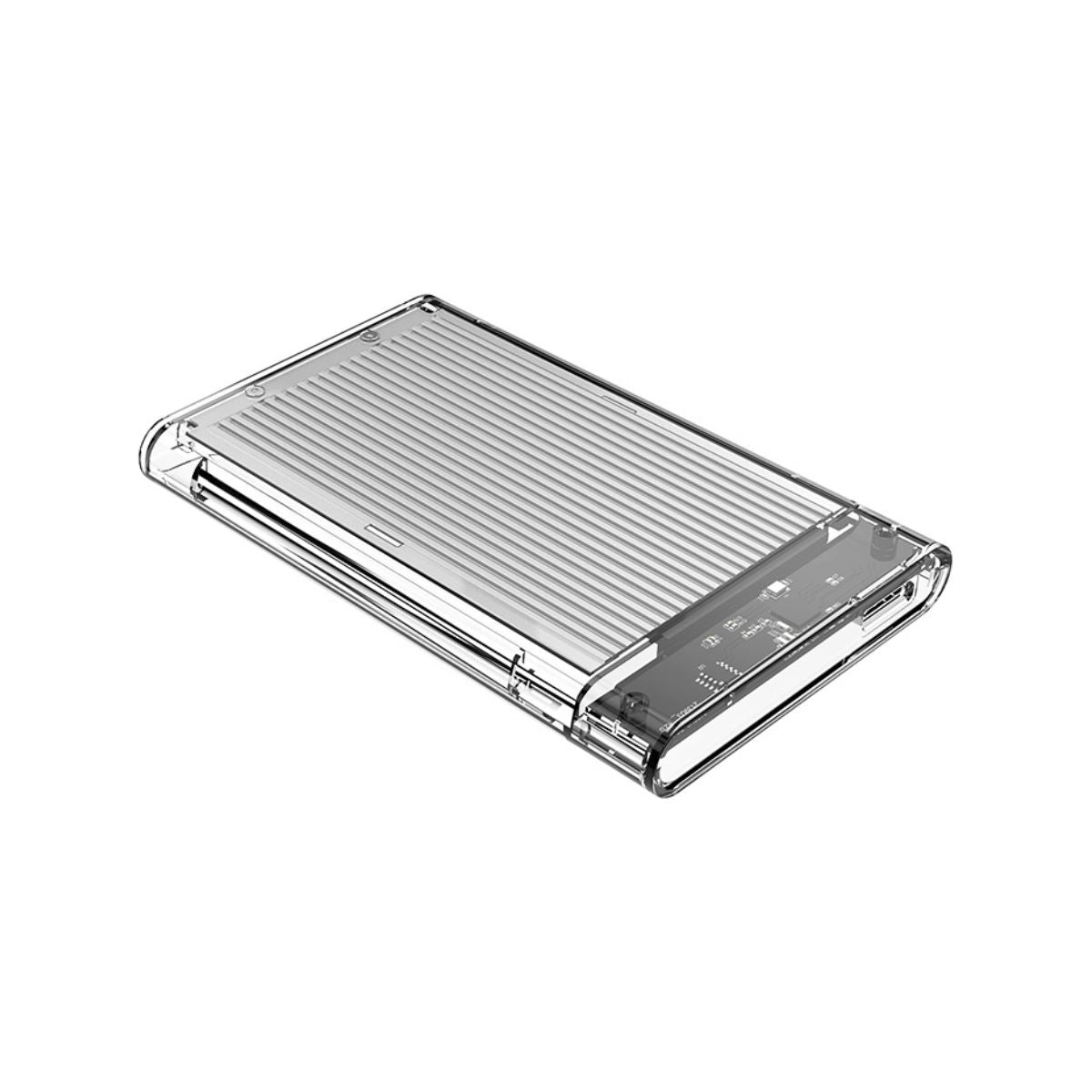[CLEARANCE] ORICO 2.5 inch SATA 3.0 HDD to USB 3.0 Micro B Transparent External Hard Disk Drive Enclosure Case with Aluminum Alloy Internal Plate & Up to 4TB Memory Storage Capacity for Windows Mac OS Linux PC Laptop Computer | 2179U3 - Blue