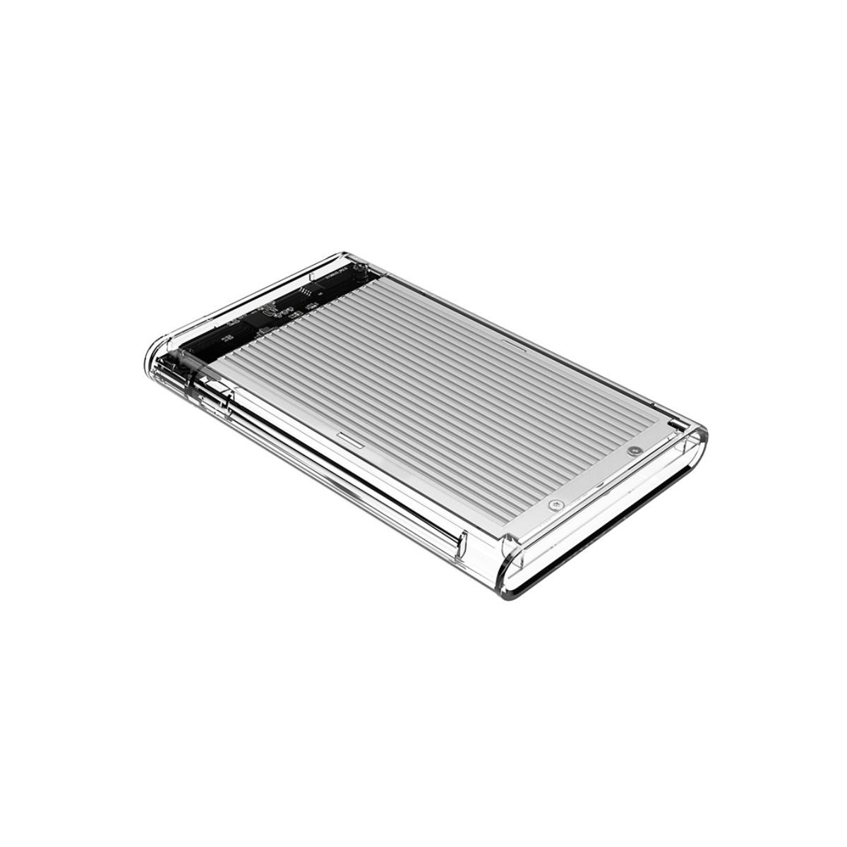 [CLEARANCE] ORICO 2.5 inch SATA 3.0 HDD to USB 3.0 Micro B Transparent External Hard Disk Drive Enclosure Case with Aluminum Alloy Internal Plate & Up to 4TB Memory Storage Capacity for Windows Mac OS Linux PC Laptop Computer | 2179U3 - Blue