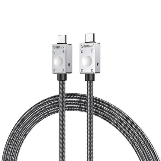 ORICO PD 240W 40Gbps USB 4 Type C Fast Charging Data Cable 0.5M / 1M / 1.5M with 8K 60Hz UHD Video Output & Intelligent Chip for iPhone 15 iPad MacBook Samsung Galaxy Tab Xiaomi Mi Pad Smartphone Tablet Laptop Monitor Camera | 240A2-40