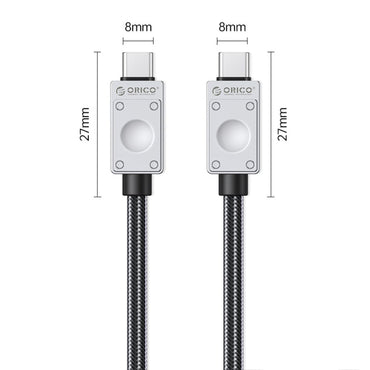 [CLEARANCE] ORICO 1.5 Meters PD 240W 40Gbps USB 4 Type C Fast Charging Data Cable with 8K 60Hz UHD Video Output & Intelligent Chip for iPhone 15 iPad MacBook Samsung Galaxy Tab Xiaomi Mi Pad Smartphone Tablet Laptop Monitor Camera | 240A2-40-15