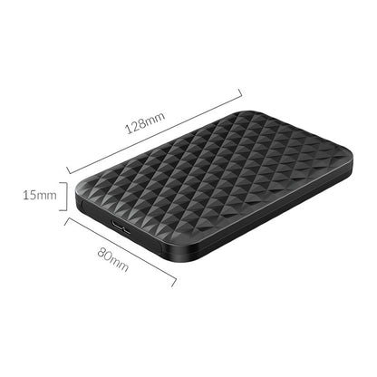 [CLEARANCE] ORICO 2.5 inch SATA to USB 3.0 Micro-B SSD Enclosure Tool-Free with 5Gbps Fast Data Transfer Rate, 0.5m Micro-B to USB Type-A Data Cable, 4TB Max. Disk Capacity for Windows, Mac, Linux Hard Drive Enclosure (Black) | 2520U3-V1