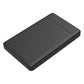 ORICO 2.5 inch SATA to USB 3.0 SSD HDD Hard Drive Enclosure Tool-Free with 5Gbps Fast Data Transfer Rate, 0.5m Micro B to USB A Cable, 2TB Max. Disk Capacity for PC, Laptop, Windows, Mac, Linux, Router, TV, PS4 | 2577U3-BK-BP