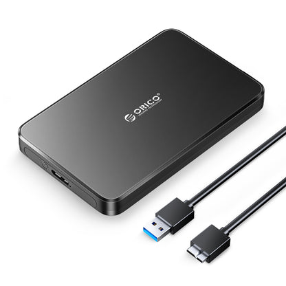 [CLEARANCE] ORICO 2.5" USB 3.0 SATA III HDD / SSD Enclosure with Max 5Gbps Transfer Rate, UASP and TRIM Function, Max 6TB Supported Capacity and Auto Sleep Mode for PC Laptop Router TV Gaming Consoles | 2588U3-V1 - Black