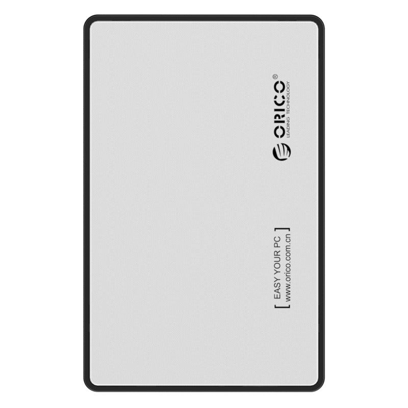 ORICO 2.5" SATA 3.0 HDD / SSD External Enclosure USB 3.0 Micro-B with Max 5Gbps Transfer Rate, 2TB Memory Storage Capacity, UASP Protocol for Windows 10 8 7 Vista XP Mac OS 9.1 and Abose | 2588US3-V1 - Silver