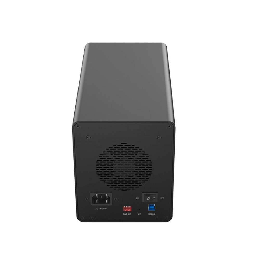 Orico 2.5" / 3.5" SATA HDD / SSD 4 Bay RAID Hard Drive Enclosure with USB 3.0 Type B Interface, Max 5Gbps Transfer Rate, Max 64TB Support Capacity, 150W Builty-In Power and RAID SPAN and Clone Mode Function | 3549RU3