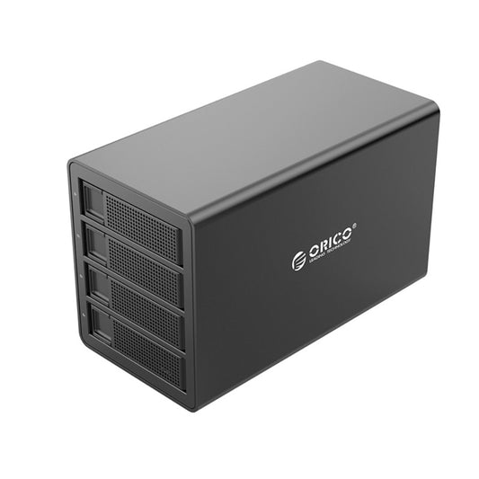Orico 2.5" / 3.5" SATA HDD / SSD 4 Bay RAID Hard Drive Enclosure with USB 3.0 Type B Interface, Max 5Gbps Transfer Rate, Max 64TB Support Capacity, 150W Builty-In Power and RAID SPAN and Clone Mode Function | 3549RU3