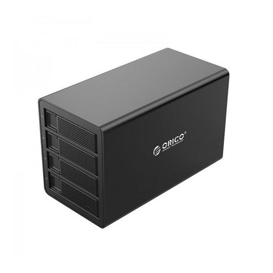 ORICO 2.5" / 3.5" SATA HDD / SSD 4 Bay External Hard Drive Enclosure with USB 3.0 Type B Interface, Max 5Gbps Transfer Rate, Max 64TB Support Capacity, 150W Builty-In Power | 3549U3