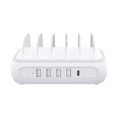 ORICO PD 20W USB 5-Port Fast Charging Desktop Power Station with Detachable Dividers and Smart Safety Protection for Mobile Phone Smartphone Tablet Charger | APD-4U1C