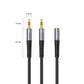 ORICO 3.5mm TRS Female to Dual Male Jack Headset AUX Audio Splitter Adapter Extension Cable for Desktop Computer PC Laptop Mobile Phone Tablet Music Streaming & Recording - Available in 0.5 meter / 1 meter | AX1