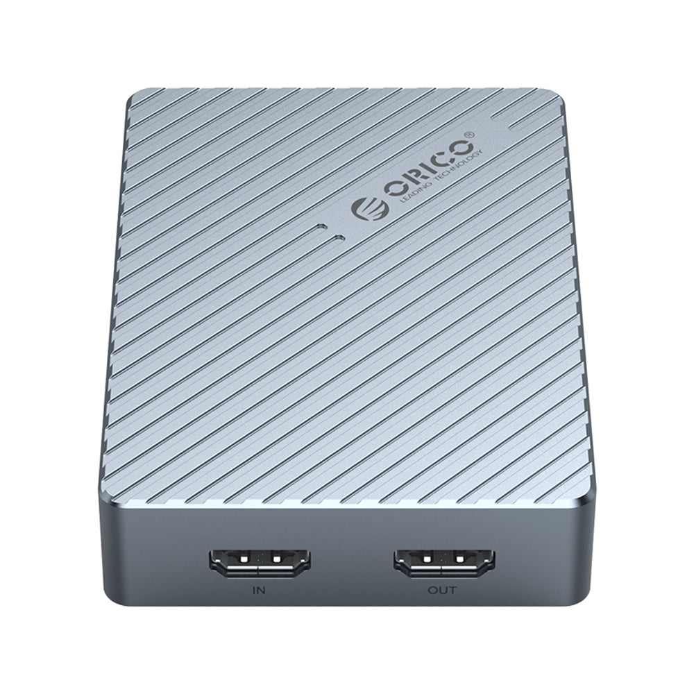 ORICO HDMI to USB 3.0 Video Capture Card with Microphone & Audio 3.5mm Inputs for Live Streaming, Recording, Broadcast, Video Conferencing, Gaming, Desktop Computers & Laptops