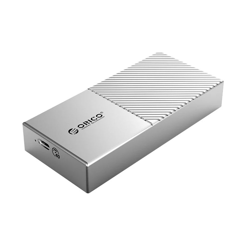 [CLEARANCE] ORICO M.2 NVME SSD Solid State Drive Enclosure with USB 4.0 Type-C Interface, 40Gbps Transfer Rate, 4TB Max Capacity and UASP TRIM and SMART Functions for Smartphone PC Desktop Laptop | M208C3-U4