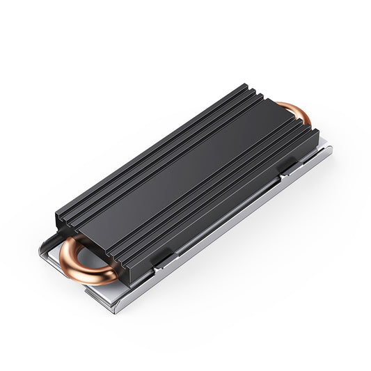 ORICO M2HS3 M.2 SSD Copper Aluminum Heatsink with Fast Cooling Thermal Fin and Copper Pipe for Single and Double-Sided 2280 M.2 NVMe NGFF SATA SSD Solid State Drive, PC, Desktop Computer, CPU, Motherboard, Gaming Console