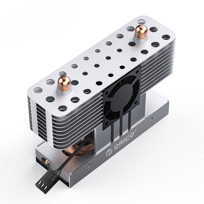 [CLEARANCE] ORICO M2HS8 M.2 SSD Copper Aluminum Heatsink with Fast Cooling Thermal Fin and Copper Pipe for Single and Double-Sided 2280 M.2 NVMe NGFF SATA SSD Solid State Drive, PC, Desktop Computer, CPU, Motherboard, Gaming Console