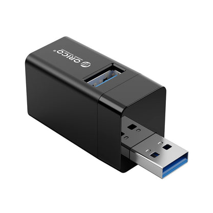 ORICO Mini 3 in 1 USB Hub with USB A 3.0 5Gbps and 2.0 480Mbps Ports and Wide Compatibility for Smartphone PC Desktop Laptop | MINI-U32L