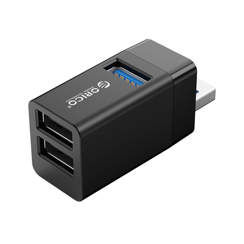 ORICO Mini 3 in 1 USB Hub with USB A 3.0 5Gbps and 2.0 480Mbps Ports and Wide Compatibility for Smartphone PC Desktop Laptop | MINI-U32L