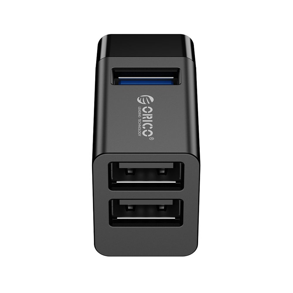 ORICO Mini 3 in 1 USB Hub with USB A 3.0 5Gbps and 2.0 480Mbps Ports and Wide Compatibility for Smartphone PC Desktop Laptop | MINI-U32L