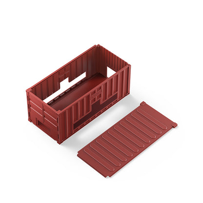 [CLEARANCE] ORICO OZD-28 Foldable Power Strip Conceal Storage Box (XL) for Space-saving Desk Organization (Red)